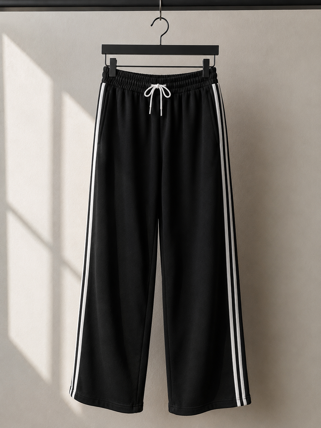 Side Striped Wide Leg Pants