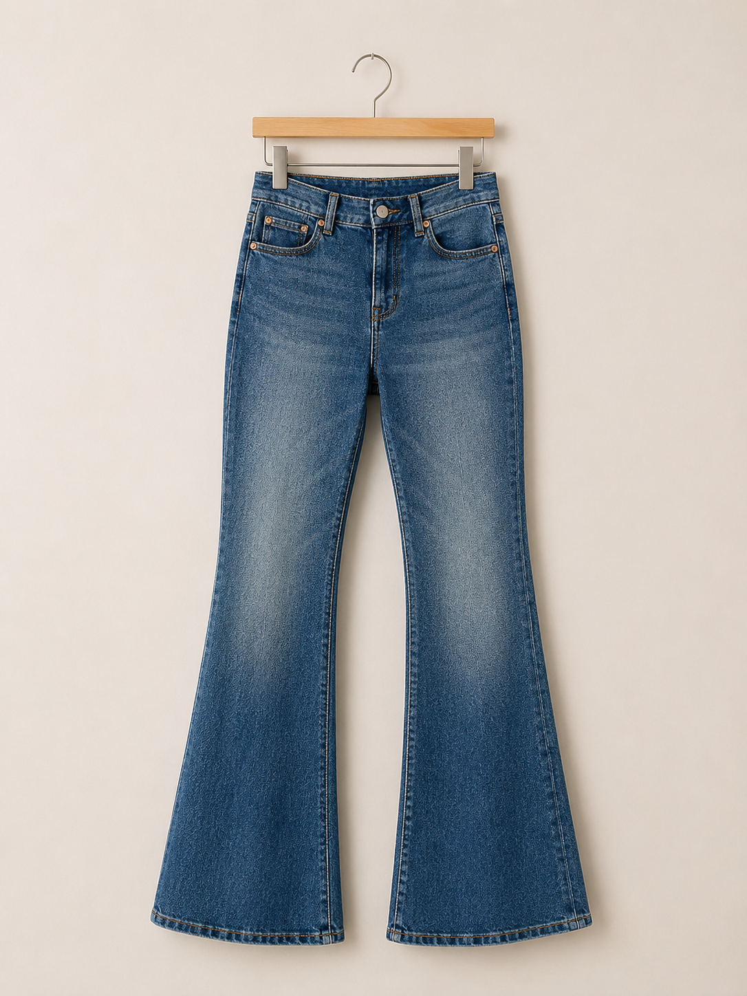 Judy Blue High Waist Double Button Tummy Control Flare Jeans