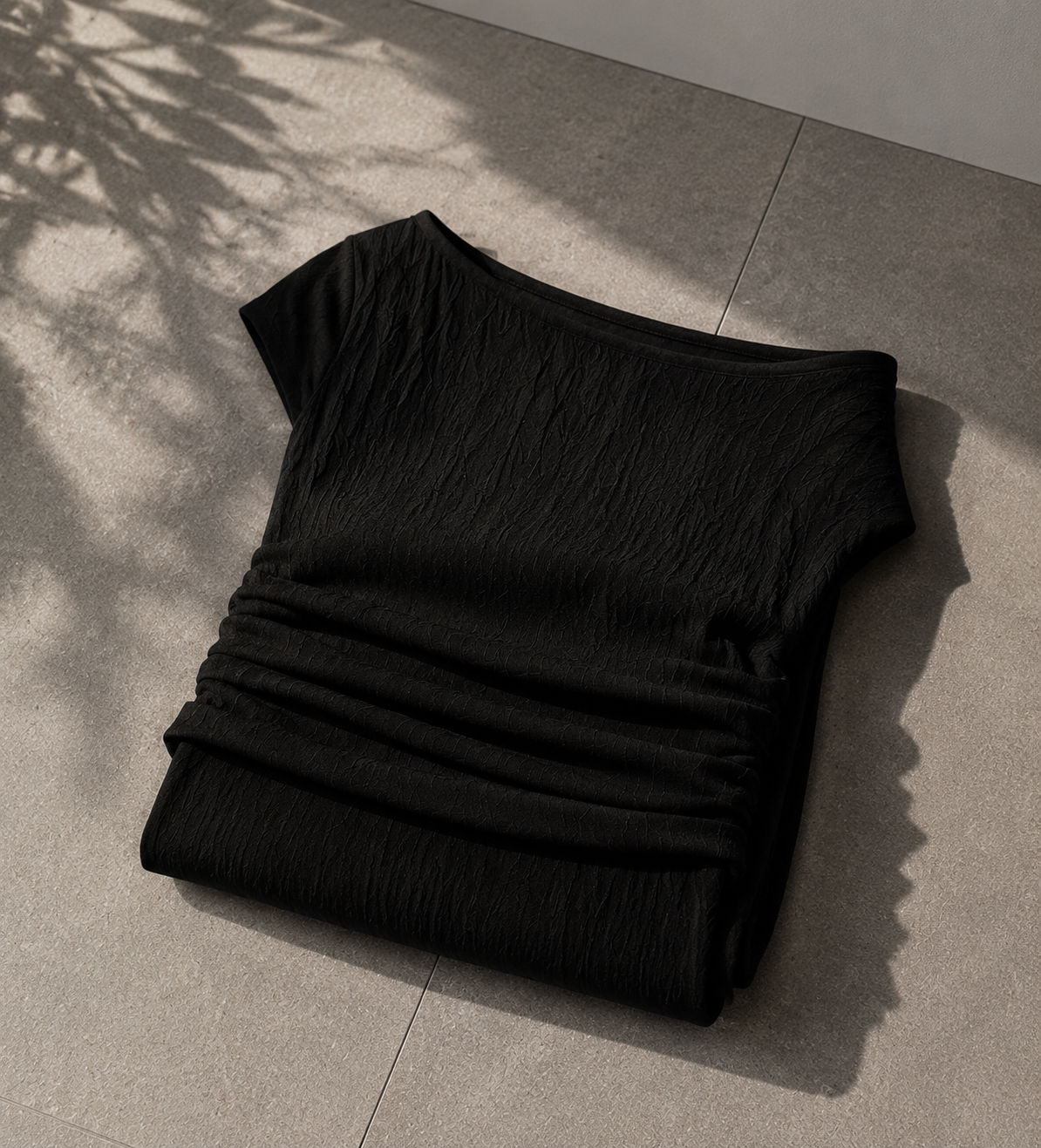 One-Shoulder Textured Maxi Dress